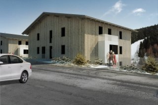 Parkování možné v blízkosti projektu Ski Apartmánu Bublava