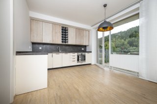 Kuchyně bytu 1 v přízemí Ski Apartmány Bublava